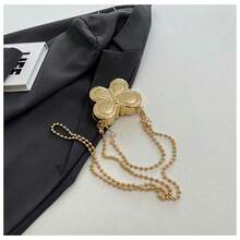 1 件女士时尚纯金手拿包，带腕带，无需清洗，是送给朋友、女朋友的理想礼物，适合派对、约会、聚会 - 彩色 - 查看 4