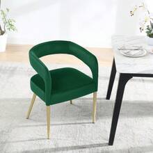 Flannelette Material Single Leisure Chair ,Comfortable Cushioned Single Leisure Chair,Chair Backrest Hoow Wih Armrests,Sutable For Living Rooms,Bedrooms And Dining Rooms:The Chair Is Sized To Fit Into Any Space And Provides The Support And Comfort You Need To Read, Rest Or Work For Short Periods. And It Is Also Very Convenient When Handling And Moving, And Can Adjust Its Position Without Effort To Adapt To Different Use Scenarios - 墨綠色 - 查看 4