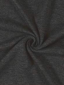 Áo thun tay dài cổ tròn họa tiết cây thông Noel in họa tiết da báo màu sắc Giáng sinh - Màu xám đen - Xem 4