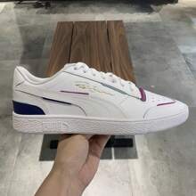 Puma Zapatillas retro clásicas de Ralph Sampson, blancas, antideslizantes y duraderas - Blanco - Ver 8
