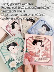 36簇，长度9-13毫米，厚度0.07毫米，分段式自然逼真自粘式单根睫毛，卡通风格东方写实角色扮演睫毛系列！睫毛簇，睫毛簇，单根睫毛，睫毛，假睫毛