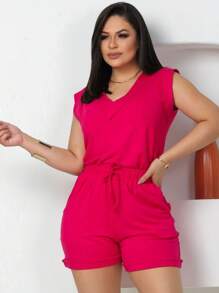 Women's Fashion Comfortable Sweatshirt Set Shorts And Blouse - 查看 1