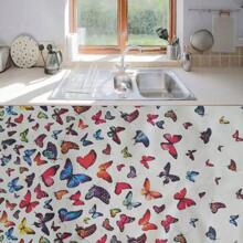 Printed Kitchen Curtain For Counter Sink 1.50m X 0.80cm Without Eyelets - Multicolor - View 3