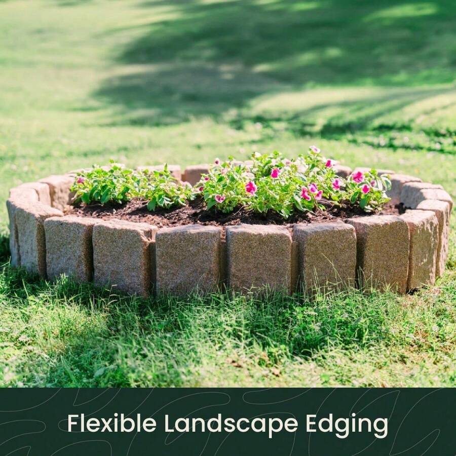 BlockXL Lawn And Garden Landscape Edging 9.5" Tall Weedwacker Safe