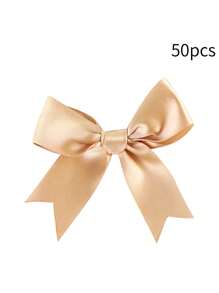 50 pièces Nœud d'emballage cadeau, mini nœud décoratif pour emballage de cadeau