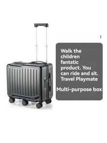 Equipaje de viaje unisex con ruedas y candado con contraseña de 22 pulgadas, maleta de viaje tipo trolley, maleta de viaje, maleta, maleta impermeable para vacaciones e invierno, accesorios y artículos escolares