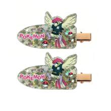 pocket monsters Two Pieces Set Of Pokemon Hair Clips With A Straight Clip And Edge Clip, Suitable For Makeup, Outdoor, And Home Use Claw Clips Hair Claws Hair Barrettes, School Stuff - CSO0742 - View 14