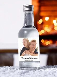 11 件定制酒瓶贴纸个性化婚礼订婚派对印刷照片派对装饰标签定制照片文字、个性化礼品、个性化装饰 - 彩色 - 查看 4
