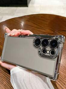 电镀防震手机壳，兼容 15 Pro Max、16 Pro Max、16 Pro、14 Pro Max、14 Pro、13 Pro Max、16、17、17 Pro、17 Pro Max、Galaxy S21 5G、S21 Ultra、S22、S22 Ultra、S23、S23 Ultra、S24、S24 Ultra 5G、A14、A33 5G、A53 5G、A54 5G、A52、A52s 5G、A15 5G、A13 4G、A22 4G、A22 5G、A34、A23 5G、S25、S25 Ultra - 銀色 - 查看 5