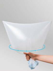 1/2/3/4/5/10 rolek worków na śmieci ze ściągaczem, wielofunkcyjny worek na śmieci ze ściągaczem, 9 szt./rolka, odpowiedni do małych kuchni, łazienek i sypialni, supermocny, trwały, bezzapachowy, biurowy, koszy na śmieci - oszczędzający miejsce i wygodny