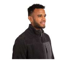 Trespass Mens Buck Fleece Jacket (Dark Grey) - Dark Grey - View 4