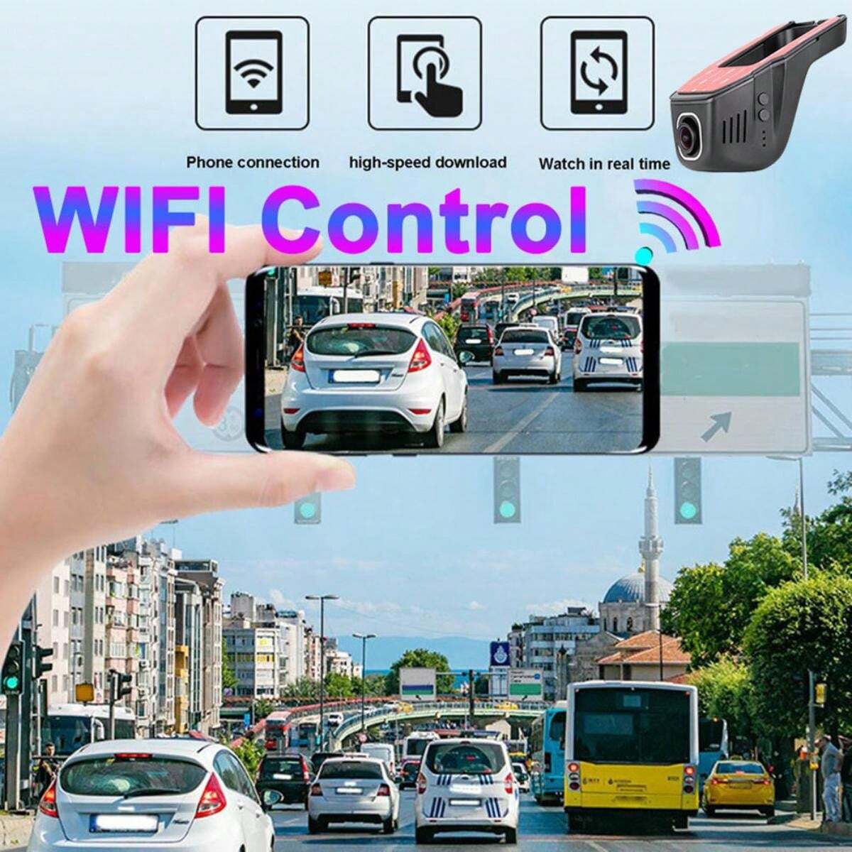 Hd 4K 2160P WiFi Car DVR Dash Cam Camera 2K 1440P 1080P Night Vision