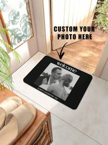 Personalized Custom Doormat, Photo Print Doormat, Text Doormat, Family Name Custom Doormat, Customized Welcome Doormat