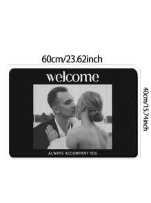 Personalized Custom Doormat, Photo Print Doormat, Text Doormat, Family Name Custom Doormat, Customized Welcome Doormat