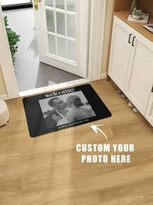 Personalized Custom Doormat, Photo Print Doormat, Text Doormat, Family Name Custom Doormat, Customized Welcome Doormat