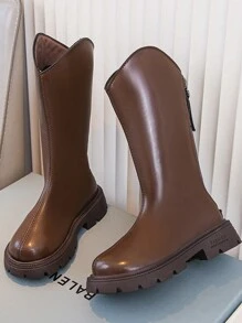 Kids Knee High Boots, Girls Tall Boots For Autumn & Winter, New Design, Plus Size Children Western Cowboy Boots