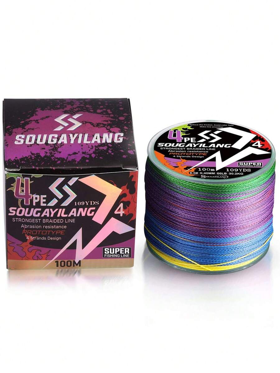 SOUGAYILANG 4 Strands Premium PE Braided Fishing Line HighStrength