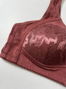 3 peças Conjunto de Sutiãs com Design de Fechamento Frontal, Lingerie Feminina Macia, Confortável e Respirável