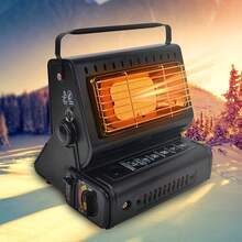 Portable Outdoor Heating Stove,Miniature Camping Tent Fireplace,Liquefied Gas/Coal Gas Ice Fishing Heater Cartridge Stove