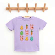 Easter Chart | Youth Short Sleeve Crew Neck - Màu xanh lam - Xem 3