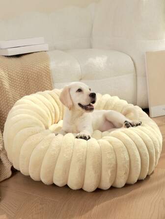 1pc Thickened Plush Dog/Cat Bed, Warm And Comfortable Indoor Pet House, Suitable For Small, Medium And Large Pets