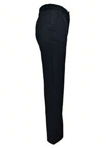 Women's Flared Pants, High Waist Straight Leg Work Trousers, Elegant Office Wear