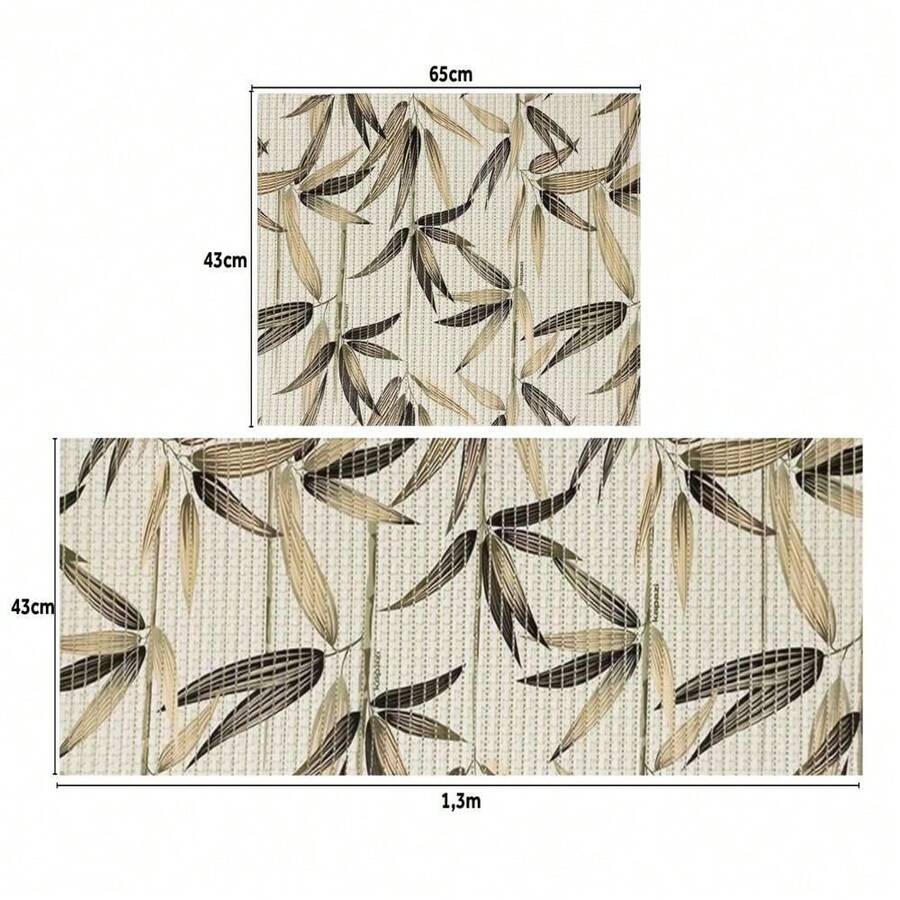 Kit 2 Tropical Bamboo Kapazi Kitchen Mats - Xem 1