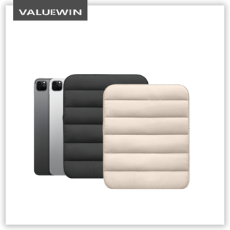 VALUEWIN Puffy 平板电脑保护套 9-11 英寸 iPad 保护套防水 iPad 内衬保护套柔软电子收纳包适用于 iPad Pro 11 英寸 2018-2020、iPad 9/8/7 代 10.2、2022 iPad Air 5/4 10.9 英寸、9.7 iPad、Galaxy Tab A8 10.5 英寸保护包 Cottagecore 办公配件