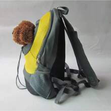 Kangaroo Backpack Bag For Walking/Transporting/Traveling Dog Cat Pet LR-0227 - 藍色 - 查看 7