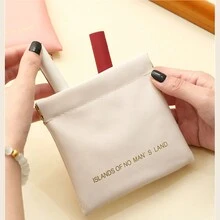 Túi đựng son môi tự động Shrapnel bằng da, Túi đựng cáp dữ liệu, Ví mini cầm tay chống nước, Sức chứa lớn - Nhiều màu - Xem 6
