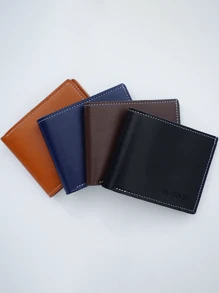 1 pieza Billetera corta para hombre, moda simple ultraligera multifunción monedero, portador de tarjetas de gran capacidad, billetera pequeña adecuada para tarjetas de identificación, tarjetas de crédito, regalos para adolescentes, casual, al aire libre, deportiva, vacaciones, viajes, graduación, accesorios de vestir de cumpleaños