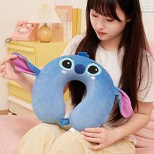 Miniso Almohada en forma de U con peluche de Lilo y Stitch de , suave y cómoda (Stitch) - Unitalla - Ver 5
