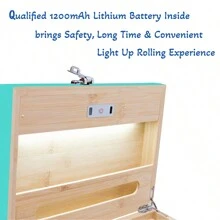 Wooden LED Storage Box,Cigar Storage Box And Smoking Equipment Box - 1PC - 查看 7