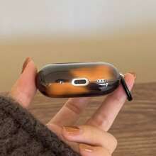 一套半透明黑棕渐变耳机保护套+挂绳，兼容苹果Pro3/Pro2/Pro4/3/2，使用前请撕掉保护膜。 - 棕色 - 查看 7