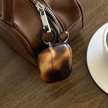 一套半透明黑棕渐变耳机保护套+挂绳，兼容苹果Pro3/Pro2/Pro4/3/2，使用前请撕掉保护膜。 - 棕色 - 查看 4