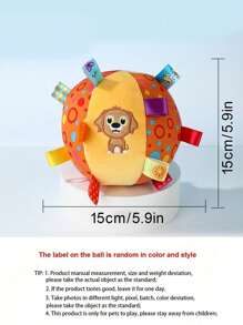 1 chiếc chuông lắc dễ thương cho thú cưng, ruy băng nhiều màu chống cắn/nhai, đồ chơi huấn luyện thực tế cho chó - Nhiều màu - Xem 9