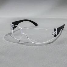 1副女士Y2K无框环绕式椭圆形太阳镜，UV400防护，未来感十足的一体式护目镜，适合夏季海滩街头佩戴 - 彩色 - 查看 2