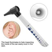 1pc Mini Diagnostic Otoscope Kit With High Resolution LED Ear Light, Portable Ear Otoscope, Ear Ophthalmoscope Pen With Light, Ear Magnifier Ear Cleaner Set Pen Light Tourch Flashlight Ear Care Ophtalmoscope Diagnostic Otoscope(No Batteries Included)