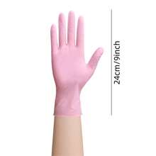 10/50/100 chiếc Găng tay cao su Nitrile dùng một lần chống thấm nước, nhẹ, đàn hồi cao, khéo léo, bền bỉ dùng để vệ sinh gia dụng - Nhiều màu - Xem 2