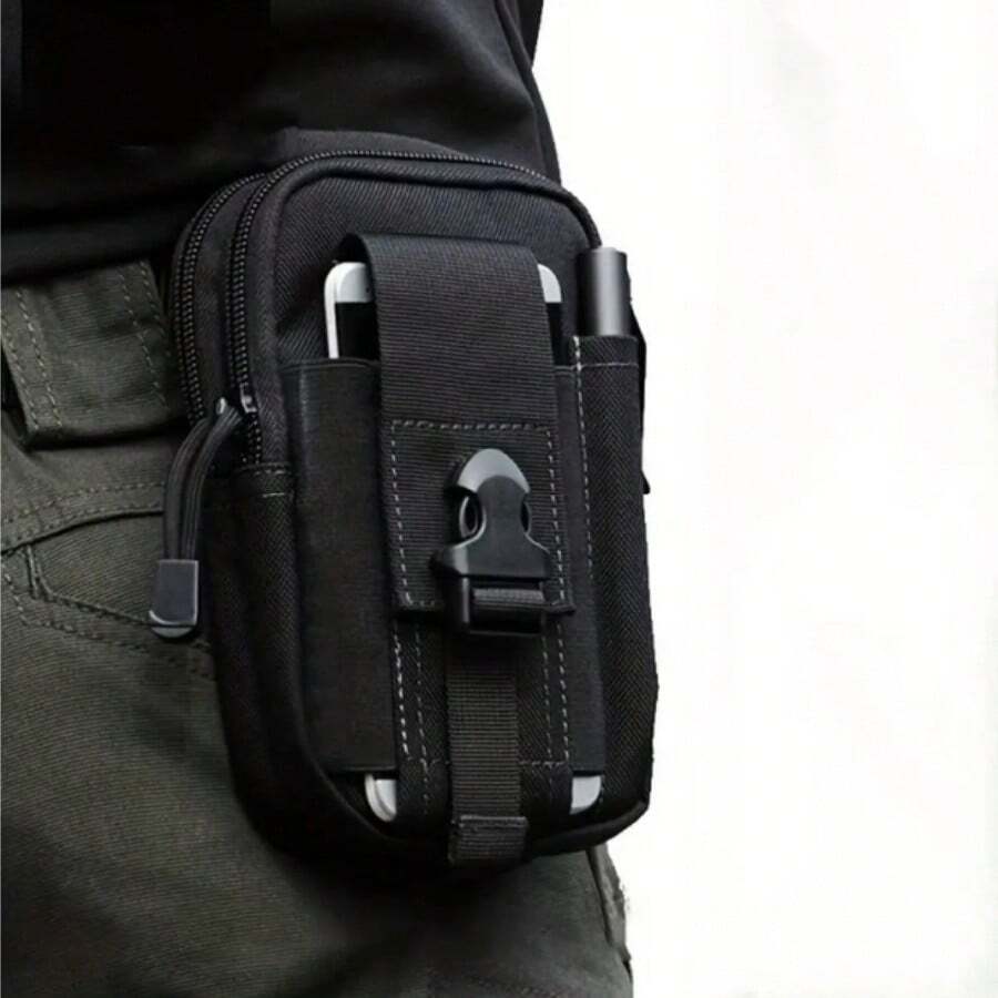 1 chiếc Túi đeo hông thể thao ngoài trời đa năng, Túi đựng điện thoại di động chống nước cho nam, Thích hợp cho cắm trại, đạp xe và đi bộ đường dài - Nhiều màu - Xem 1