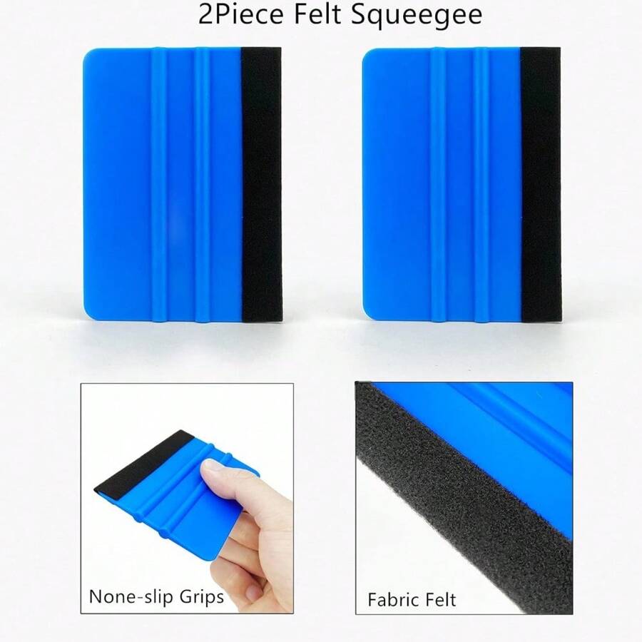 Car Edge Trimming Tools Felt Squeegee Car Install Tools For Vinyl Wrap
