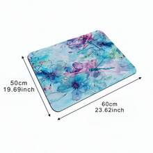 1 tấm thảm chống bụi máy giặt in hoa, tấm lót thấm hút nhanh khô, thích hợp cho máy giặt & máy sấy, thảm hiện đại tiện dụng cho phòng giặt và trang trí nhà bếp - Nhiều màu - Xem 6
