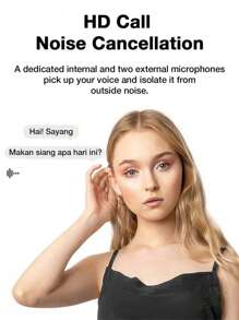 智能触控 ANC 主动降噪无线耳机，数字显示，高品质 300mAh 超长电池寿命，男女适用（提示：充电时保持耳机盒通电以确保持续充电） - 彩色 - 查看 8