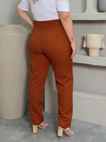 Plus Size Pants - Camel - Ver 2
