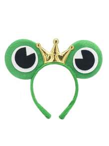 1PC Cartoon Animal Headbands With Ears,Horns, And Hoops-Animal Role Performance Headband Tiger Pig Cat Little Chicken Rabbit Mouse Sheep Cow Monkey Giraffe, Frog, Dog, Bunny, Wolf Headwear, Makeup Party Headwear,Birthday Photo Props, Party,Hairband,Hair Hoop