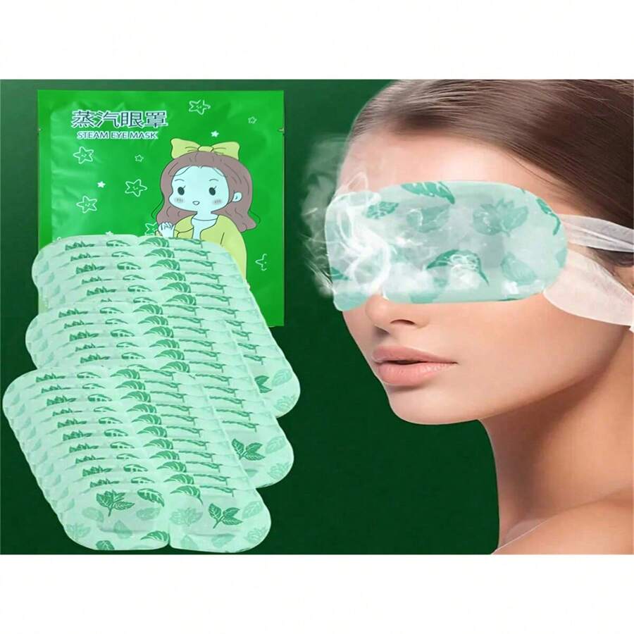 6/30pcs Artemisia T Steam Eye Mask, SelfHeating Sleep Eye Patch, One