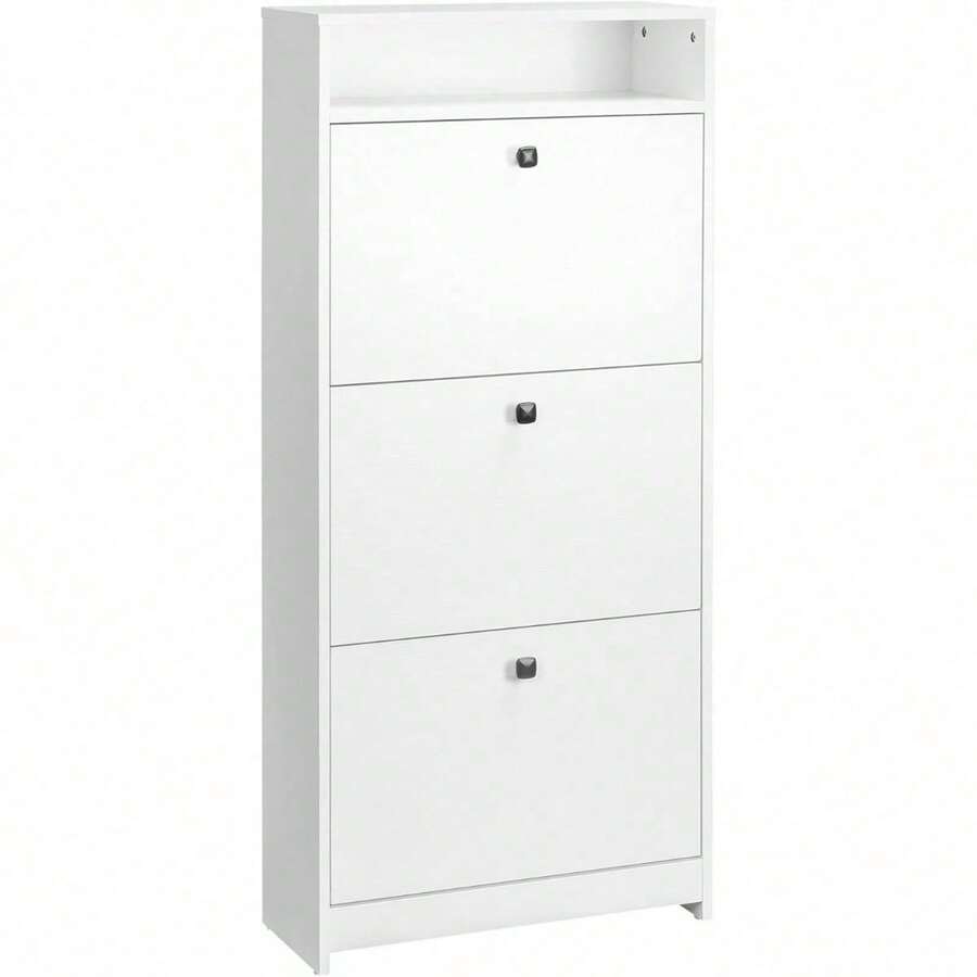 Slim Shoe Trendy Shoe Storage With 3 Large FoldOut