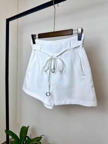 Women Shorts - trắng - Xem 3