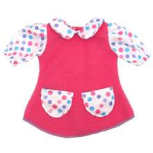 1 件 12 英寸/30 厘米玩具娃娃衣服玩具公仔配件娃娃活力彩虹独角兽元素风格儿童礼物狐狸系列涤纶材料，带配件，适合娃娃/娃娃收藏家，24 英寸娃娃，Gabby 的娃娃屋，娃娃>硅胶 - 多色 - 查看 15