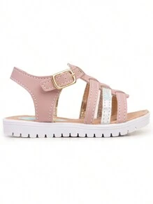 FZ Ferenzo Children's Sandals Kids Girls Girls Walking School Playing Light Soft Comfort - 乾枯玫瑰色 - 查看 3